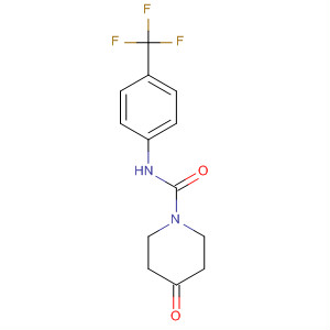 1-Piperidinecarboxamide, 4-oxo-N-[4-(trifluoromethyl)phenyl]-