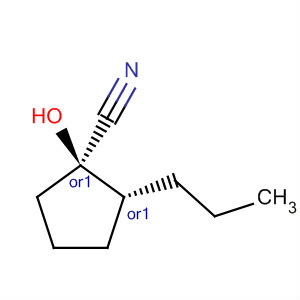 Cyclopentanecarbonitrile, 1-hydroxy-2-propyl-, (1R,2R)-rel-
