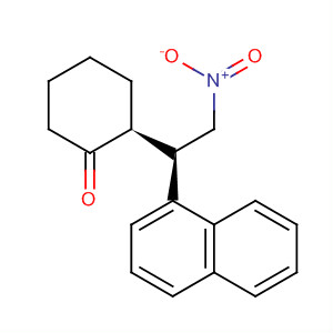 Cyclohexanone, 2-[(1R)-1-(1-naphthalenyl)-2-nitroethyl]-, (2S)-