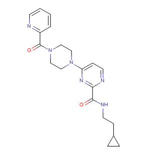3-Pyridazinecarboxamide,N-(2-cyclopropylethyl)-6-[4-(2-pyridinylcarbonyl)-1-piperazinyl]-