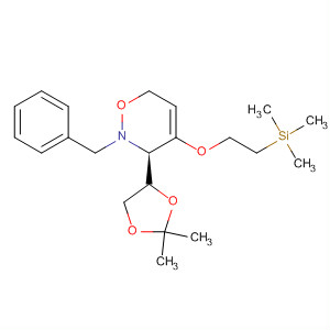 2H-1,2-Oxazine,3-[(4S)-2,2-dimethyl-1,3-dioxolan-4-yl]-3,6-dihydro-2-(phenylmethyl)-4-[2-(trimethylsilyl)ethoxy]-, (3R)-