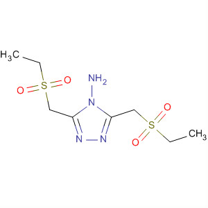 4H-1,2,4-Triazol-4-amine, 3,5-bis[(ethylsulfonyl)methyl]-