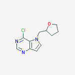 5H-Pyrrolo[3,2-d]pyrimidine, 4-chloro-5-[(tetrahydro-2-furanyl)methyl]-