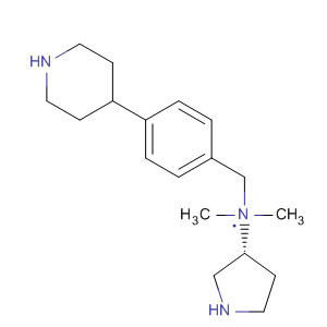 3-Pyrrolidinamine, N,N-dimethyl-1-[[4-(4-piperidinyl)phenyl]methyl]-,(3R)-