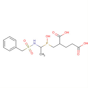 Pentanedioic acid,2-[[hydroxy[1-[[(phenylmethyl)sulfonyl]amino]ethyl]phosphinyl]methyl]-