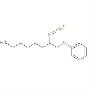 Benzene, [(2-isothiocyanatooctyl)seleno]-