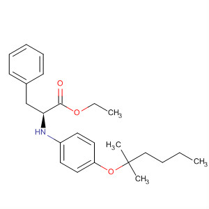 Phenylalanine, N-[4-[(1,1-dimethylpentyl)oxy]phenyl]-, ethyl ester