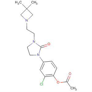 2-Imidazolidinone,1-[4-(acetyloxy)-3-chlorophenyl]-3-[2-(3,3-dimethyl-1-azetidinyl)ethyl]-