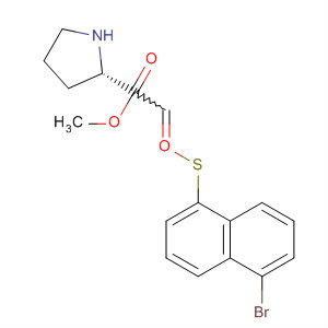 L-Proline, 1-[(5-bromo-1-naphthalenyl)thioxomethyl]-, methyl ester
