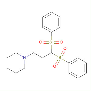 Piperidine, 1-[3,3-bis(phenylsulfonyl)propyl]-