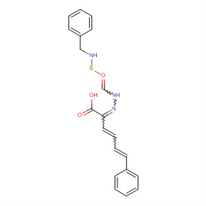 3,5-Hexadienoic acid,6-phenyl-2-[[[(phenylmethyl)amino]thioxomethyl]hydrazono]-