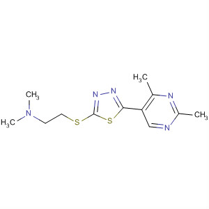 Ethanamine,2-[[5-(2,4-dimethyl-5-pyrimidinyl)-1,3,4-thiadiazol-2-yl]thio]-N,N-dimethyl-