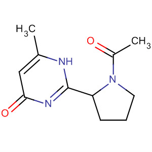 Pyrrolidine, 1-acetyl-2-(1,4-dihydro-6-methyl-4-oxo-2-pyrimidinyl)-