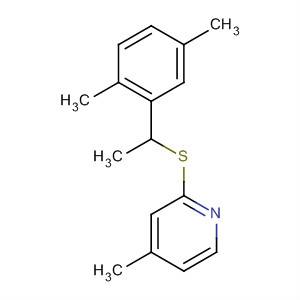 Pyridine, 2-[[1-(2,5-dimethylphenyl)ethyl]thio]-4-methyl-