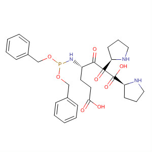 L-Proline, 1-[1-[N-[bis(phenylmethoxy)phosphinyl]-L-a-glutamyl]-L-prolyl]-