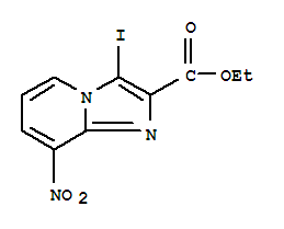3-IODO-8-NITRO-IMIDAZO[1,2-A]PYRIDINE-2-CARBOXYLIC ACID ETHYL ESTER