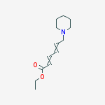2,4-Hexadienoic acid, 6-(1-piperidinyl)-, ethyl ester, (E,E)-