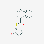 1,3-Cyclopentanediol, 2-methyl-2-[(1-naphthalenylmethyl)thio]-