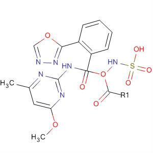 Sulfamic acid, [[(4-methoxy-6-methyl-2-pyrimidinyl)amino]carbonyl]-,2-(1,3,4-oxadiazol-2-yl)phenyl ester