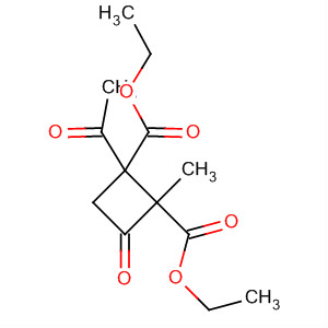 1,2-Cyclobutanedicarboxylic acid, 1-acetyl-2-methyl-3-oxo-, diethylester