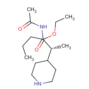 4-Piperidinepropanoic acid, a-(acetylamino)-1-propyl-, ethyl ester, (R)-
