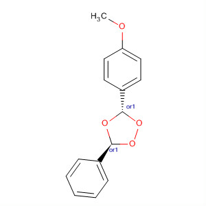 1,2,4-Trioxolane, 3-(4-methoxyphenyl)-5-phenyl-, trans-