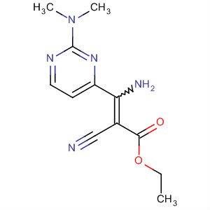 2-Propenoic acid,3-amino-2-cyano-3-[2-(dimethylamino)-4-pyrimidinyl]-, ethyl ester