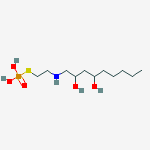 2,4-Nonanediol, 1-[[2-(phosphonothio)ethyl]amino]-