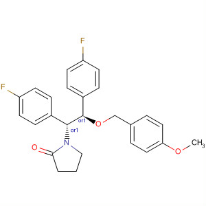 2-Pyrrolidinone,1-[(1R,2R)-1,2-bis(4-fluorophenyl)-2-[(4-methoxyphenyl)methoxy]ethyl]-,rel-