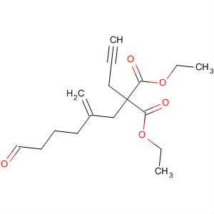 Propanedioic acid, 2-(2-methylene-6-oxohexyl)-2-(2-propyn-1-yl)-,1,3-diethyl ester