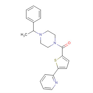 Methanone, [4-(1-phenylethyl)-1-piperazinyl][5-(2-pyridinyl)-2-thienyl]-