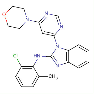 1H-Benzimidazol-2-amine,N-(2-chloro-6-methylphenyl)-1-[6-(4-morpholinyl)-4-pyrimidinyl]-