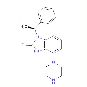 2H-Benzimidazol-2-one,1,3-dihydro-1-[(1S)-1-phenylethyl]-4-(1-piperazinyl)-