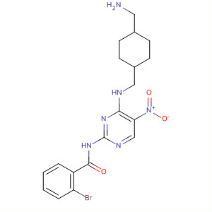 Benzamide,N-[4-[[[4-(aminomethyl)cyclohexyl]methyl]amino]-5-nitro-2-pyrimidinyl]-2-bromo-
