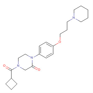 2-Piperazinone,4-(cyclobutylcarbonyl)-1-[4-[3-(1-piperidinyl)propoxy]phenyl]-