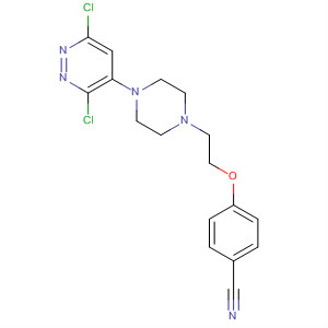 Benzonitrile, 4-[2-[4-(3,6-dichloro-4-pyridazinyl)-1-piperazinyl]ethoxy]-