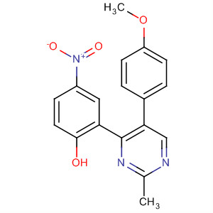 Phenol, 2-[5-(4-methoxyphenyl)-2-methyl-4-pyrimidinyl]-4-nitro-