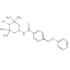 1-Piperidinyloxy, 2,2,6,6-tetramethyl-4-[[4-(phenylazo)benzoyl]amino]-