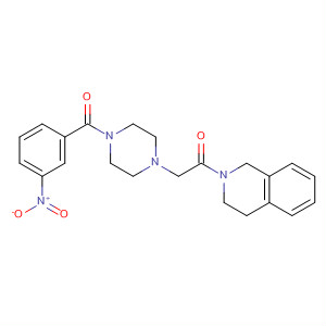 Ethanone,1-(3,4-dihydro-2(1H)-isoquinolinyl)-2-[4-(3-nitrobenzoyl)-1-piperazinyl]-
