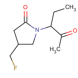 2-Pyrrolidinone, 1-(1-ethyl-2-oxopropyl)-4-(fluoromethyl)-