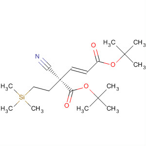 2-Pentenedioic acid, 4-cyano-4-[2-(trimethylsilyl)ethyl]-,1,5-bis(1,1-dimethylethyl) ester, (2E,4S)-