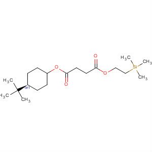 Butanedioic acid, 4-(1,1-dimethylethyl)cyclohexyl 2-(trimethylsilyl)ethylester, trans-