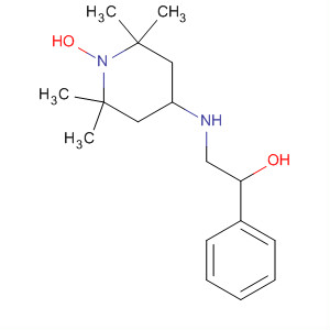 1-Piperidinyloxy,4-[(2-hydroxy-2-phenylethyl)amino]-2,2,6,6-tetramethyl-