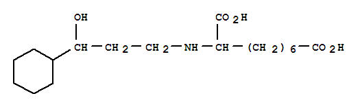 2-[(3-cyclohexyl-3-hydroxypropyl)amino]nonanedioic acid