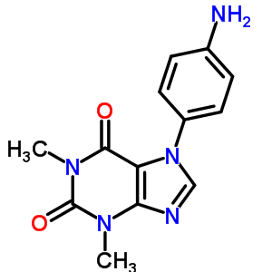7-(4-aminophenyl)-1,3-dimethyl-3,7-dihydro-1H-purine-2,6-dione