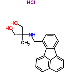 2-(fluoranthen-7-ylmethylamino)-2-methylpropane-1,3-diol;hydrochloride