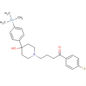 1-Butanone,1-(4-fluorophenyl)-4-[4-hydroxy-4-[4-(trimethylstannyl)phenyl]-1-piperidinyl]-