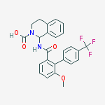 1-[[3-methoxy-2-[4-(trifluoromethyl)phenyl]benzoyl]amino]-3,4-dihydro-1h-isoquinoline-2-carboxylic Acid