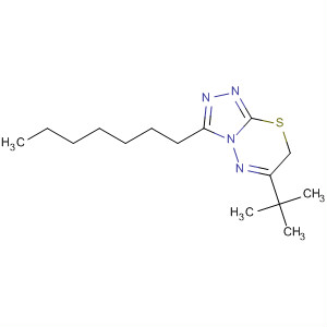 7H-1,2,4-Triazolo[3,4-b][1,3,4]thiadiazine,6-(1,1-dimethylethyl)-3-heptyl-