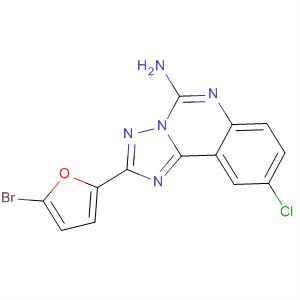 [1,2,4]Triazolo[1,5-c]quinazolin-5-amine,2-(5-bromo-2-furanyl)-9-chloro-
